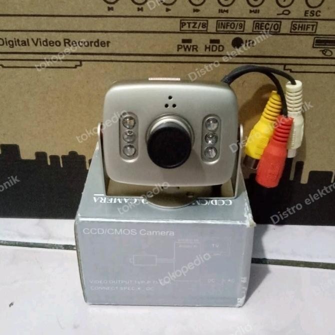 Baru Camera Cctv mini Analog Kamera Tersembunyi + Adaptor 1 Amper