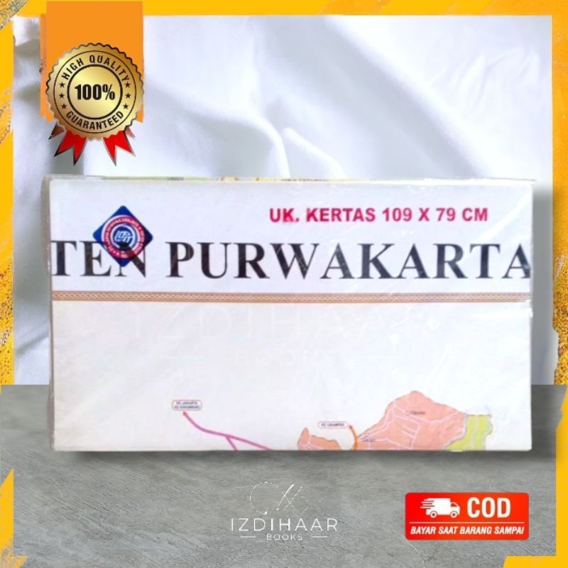 

Peta Lipat Kabupaten Purwakarta uk. 109cm x 79cm