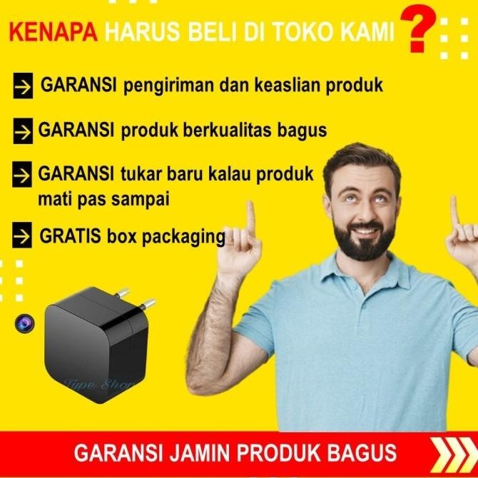 Baru KAMERA MINI TERSEMBUNYI CAMERA CCTV WIFI PENGINTAI KECIL TANPA KABEL