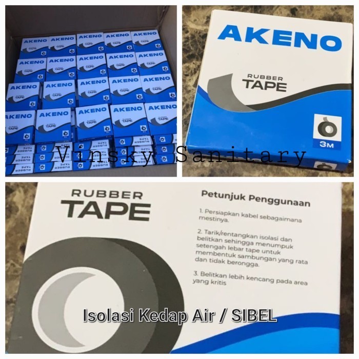 

isolasi lakban kabel pompa air satelit anti air/isolasi anti air AKENO