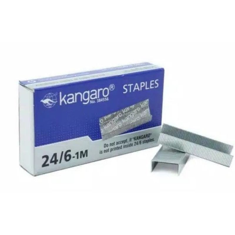 

Isi Staples Kangaro No 3 / 24/6 (1Box/20Kotak)