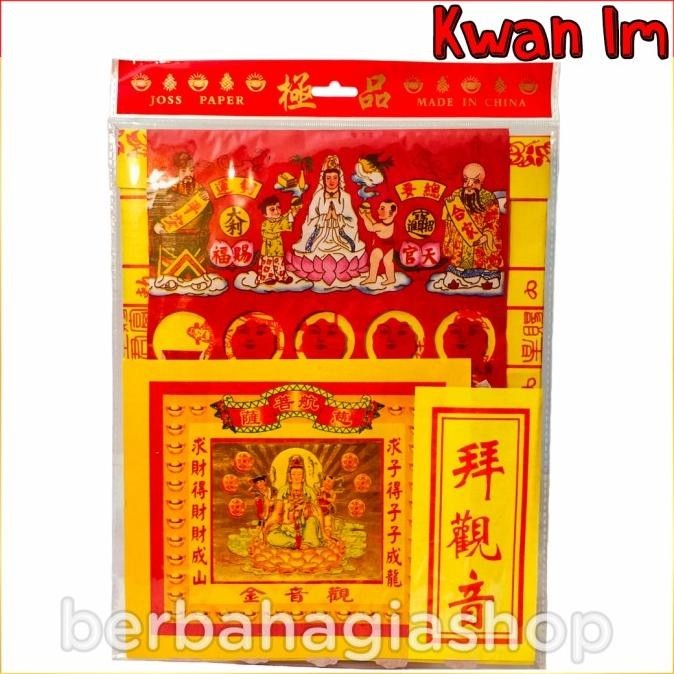 ~~~~~] Kertas Sembahyang Set Baju Dewa Pai Pai Puja Dewi Kwan Im