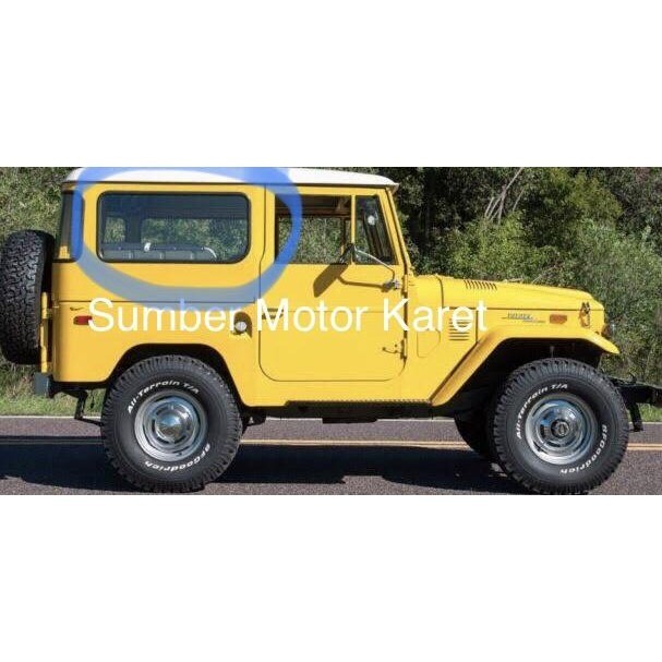 Karet Kaca Samping Hardtop Fj 40 Onepiece