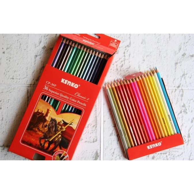 

Baru - Pensil warna Kenko 36 warna CP-36F