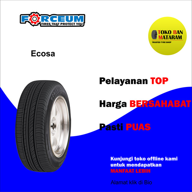 ban FORCEUM 195/65 R15 195/65R15 195/65/15 19565 R15 19565R15 R15 R 15 Ecosa