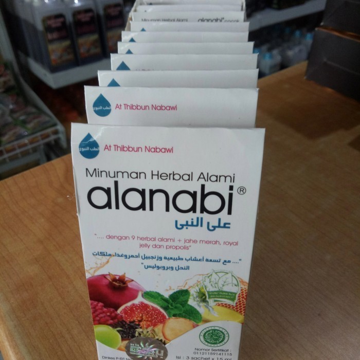 

MINUMAN HERBAL ALANABI ISI 10 POUCH/DUS 1 POUCH ISI 3 SACHET