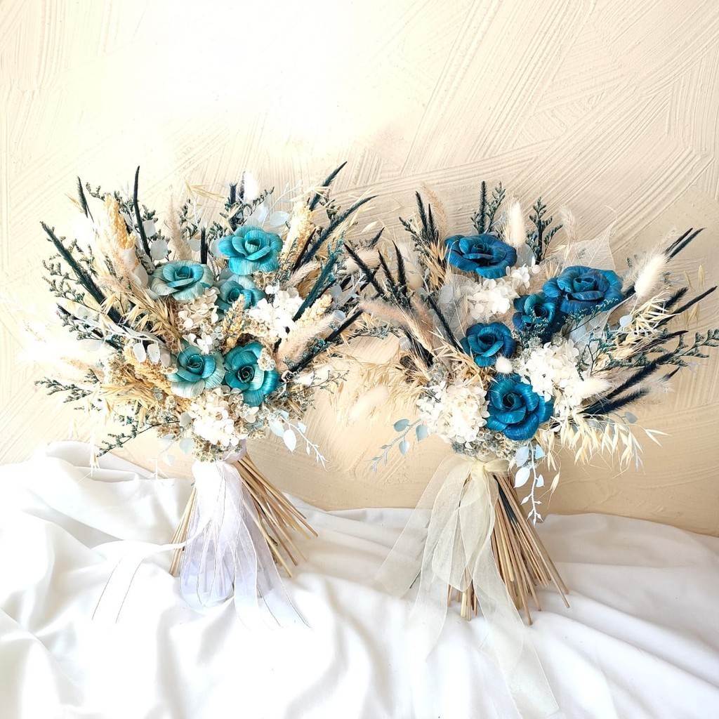 Wedding Bouquet Non Preserved / Buket Wedding / Buket Pernikahan / Wedding Bouquet / Bunga Nikahan /