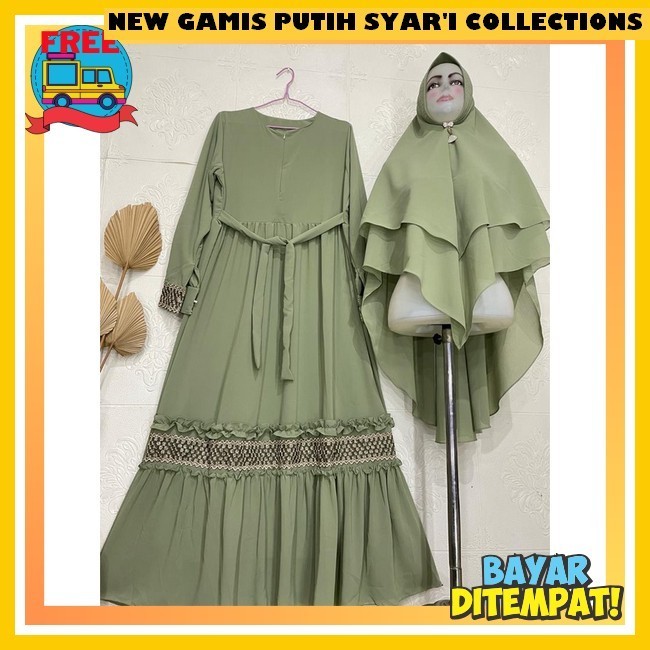 Baju Muslim Wanita Kekinian Buju Hamis Cewek Lebaran Murah Elegant Ihram Gamus Terbaru Wanita Lebara