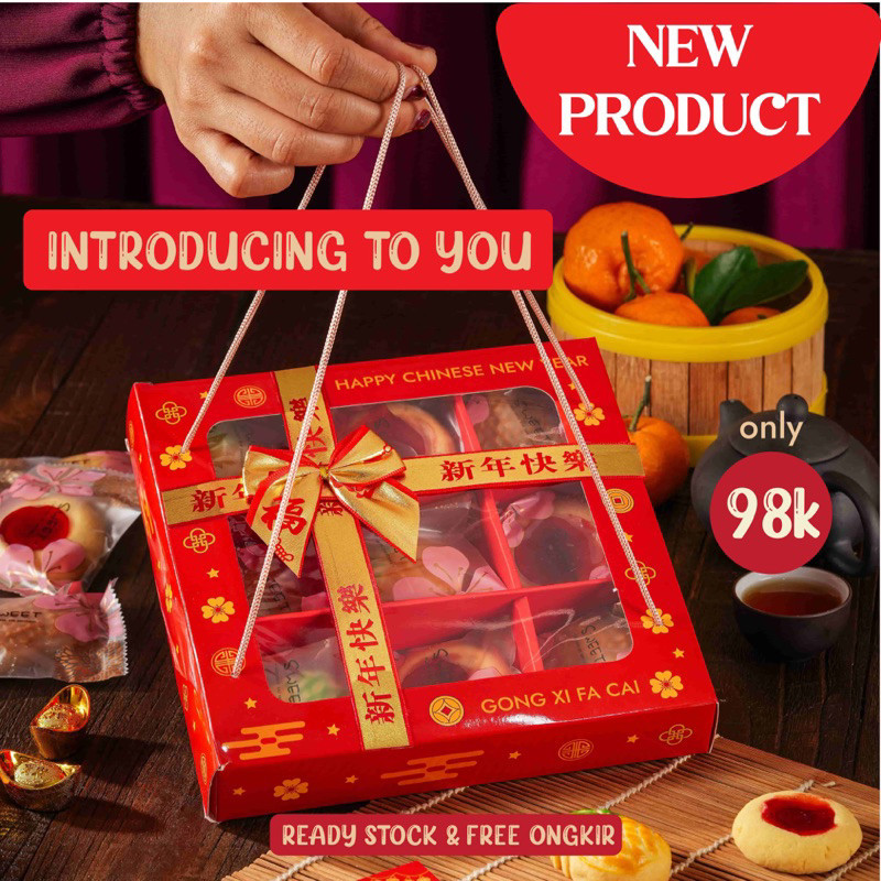 

T3Q CNY HAMPERS / CNY IMLEK HAMPERS / IMLEK HAMPERS / CHINESE NEW YEAR HAMPERS / HAMPERS KUE KERING