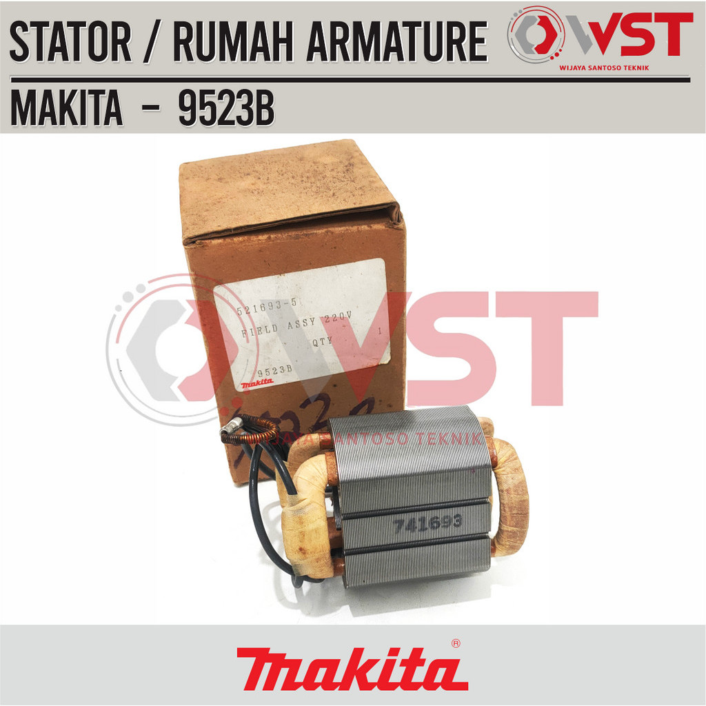 Stator Makita 9523B ORIGINAL / Rumah Angker Gerinda Makita 9523B