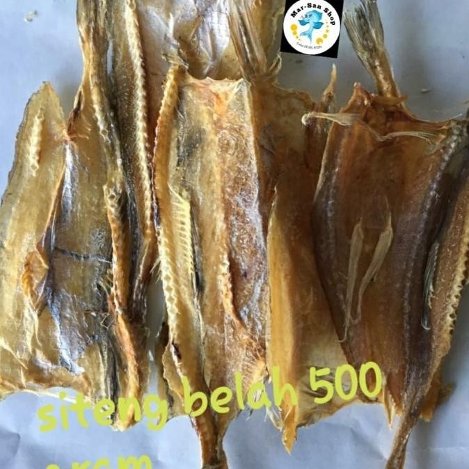 

ikan asin siteng belah tawar super/ jambrong 500 gram