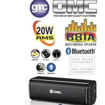 Speaker Bluetooth Original GMC 881A / Speaker Portable / Speaker GMC