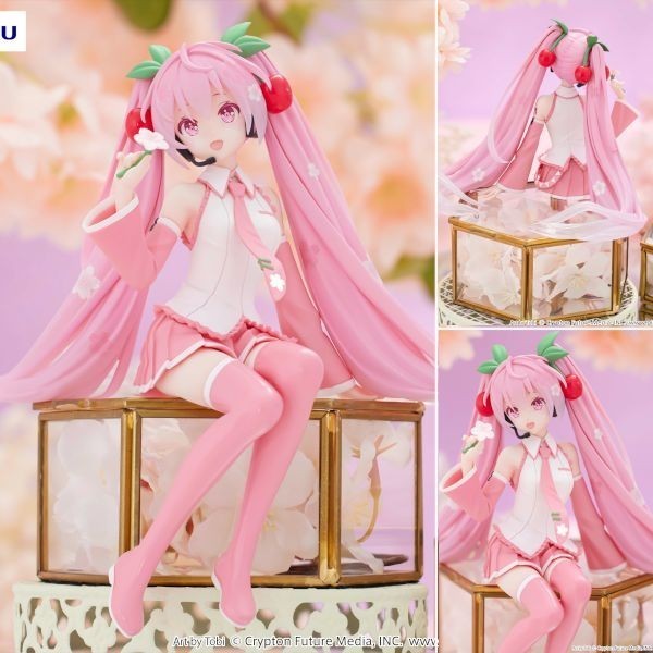 Flash Sale Hatsune Miku Noodle Stopper Figure Sakura Miku 2024 Terlaris