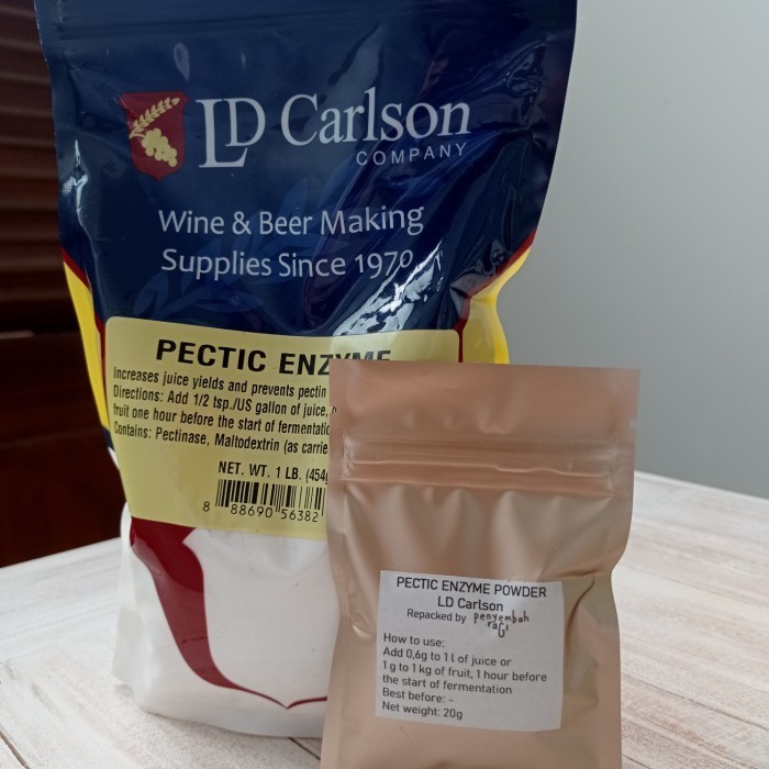 

TERMURAH Pectic Enzyme LD Carlson Repacked (Enzim Pektinase)