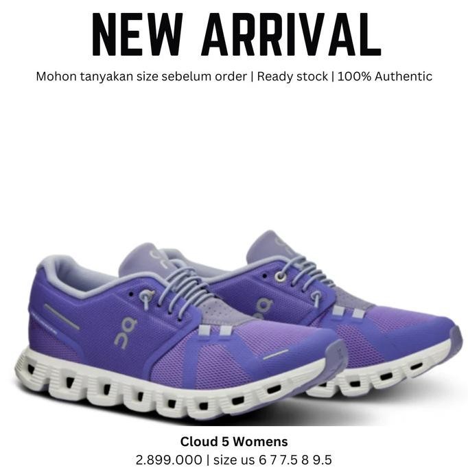Sepatu lari wanita ON RUNNING CLOUD 5 ORIGINAL 100%