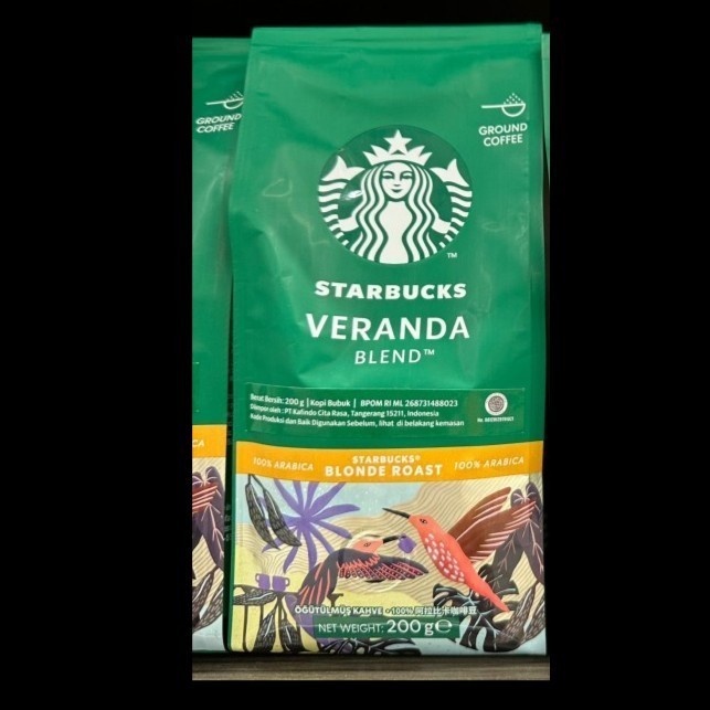 

Starbucks Veranda Blend Blonde Roast Kopi Bubuk Sachet Bag 200G Best