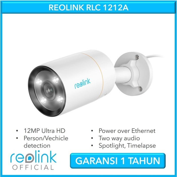 Reolink RLC-1212A Kamera Keamanan IP Outdoor 12MP Smart Detection