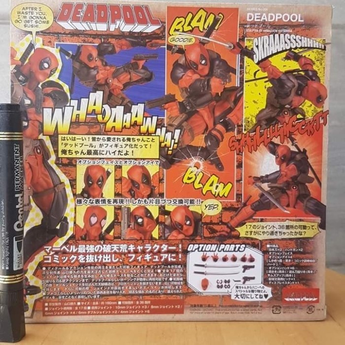 Hot Sale Mainan Action Figure Deadpool Revoltech Amazing Yamaguchi Recast Xmen Terlaris