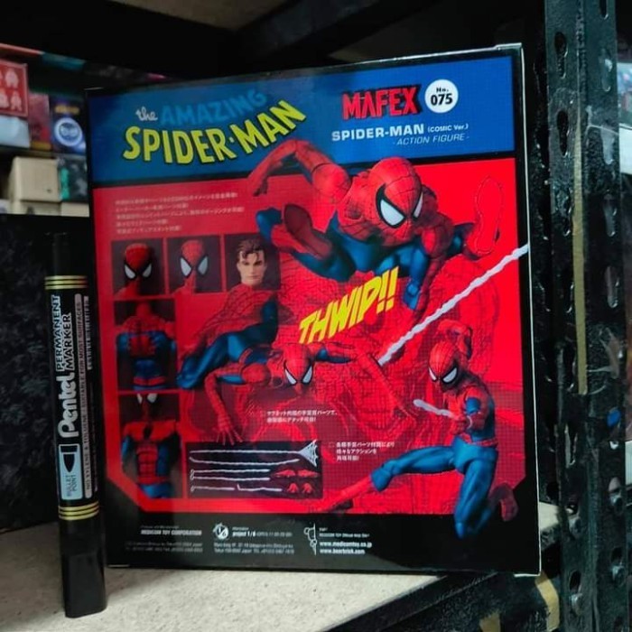 Diskon Spesial Mainan Figure Mafex 075 Amazing Spiderman Recast Mafex Detail Artikula Termurah