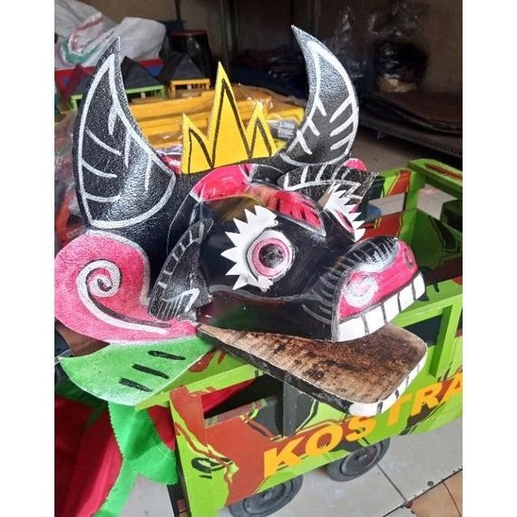 Big Sale Ready Topeng Bujang Ganong Ganongan / Bujang Ganongan Dewasa Anak Anak Diskom