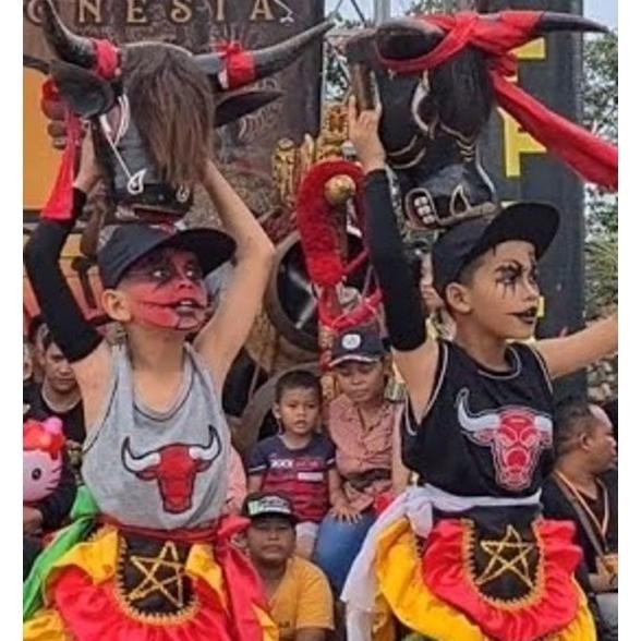 Termurah Bantengan | Barongan Banteng Anak - Mainan Anak Tradisional - Barongan Bantengan  Murah