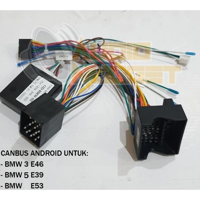 Modul Socket Kabel Remot Stir Canbus Android Bmw 3 E46 5 E39 E53 2005