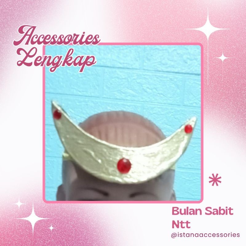 bulan sabit/ aksesories  kepala adat ntt
