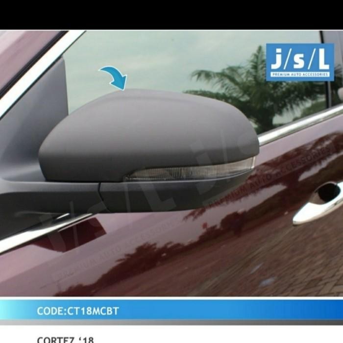 MIRROR COVER SPION HITAM BLACK DOF WULING CORTEZ Premium Original