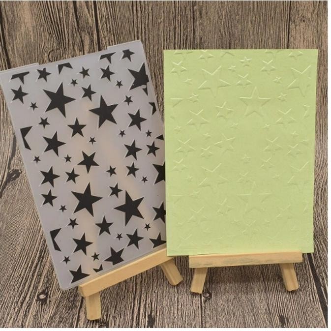 

LIMIT LovelyCraftStore | M19 Embossing Folder ~ Template Plastik Timbul untuk DIY, Kartu Ucapan, Bullet Journal, Journal Decorations