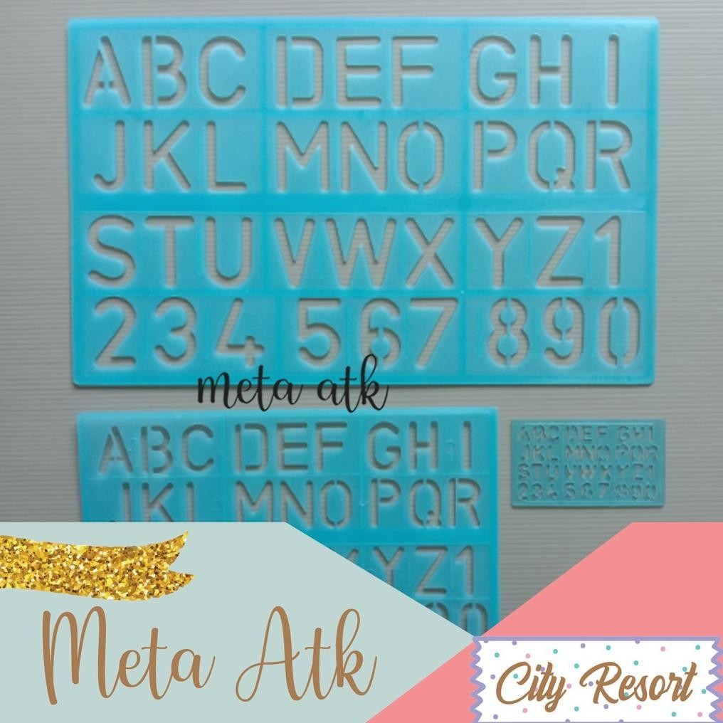 

PESTA DISKON Penggaris Cetakan Huruf Angka Butterfly