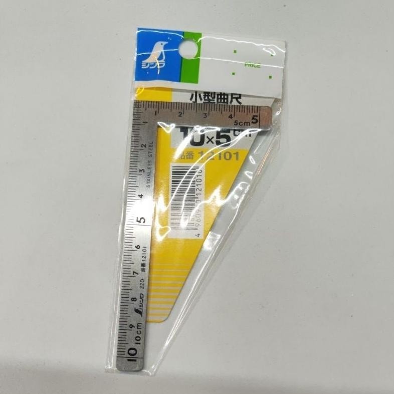 

TERBATAS SHINWA 12101 Penggaris Siku Mini 10 x 5cm Rules Square
