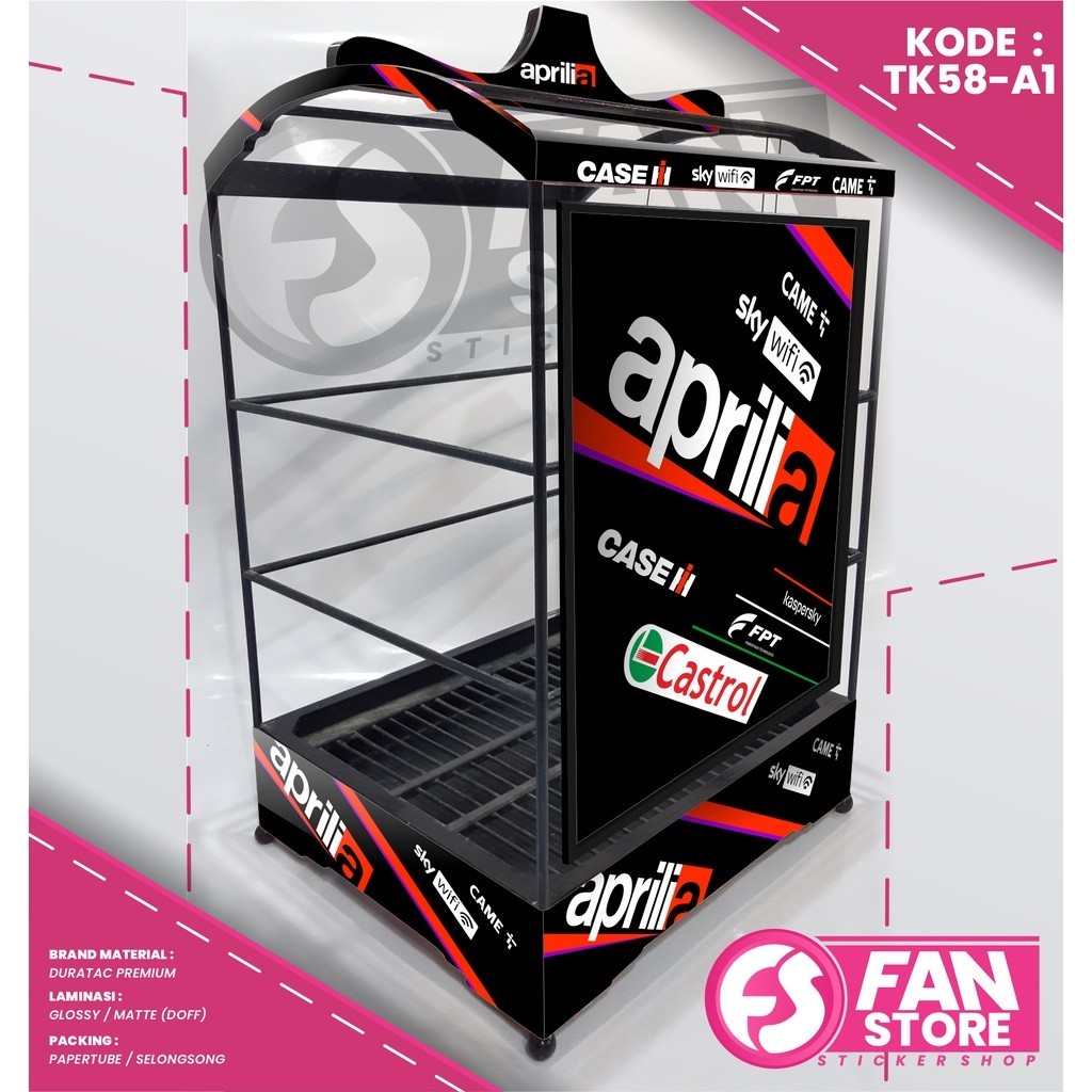 PROMO KANDANG DECAL SANGKAR KENARI KOTAK - STIKER SANGKAR KOTAK HITAM - DECAL KANDANG BURUNG