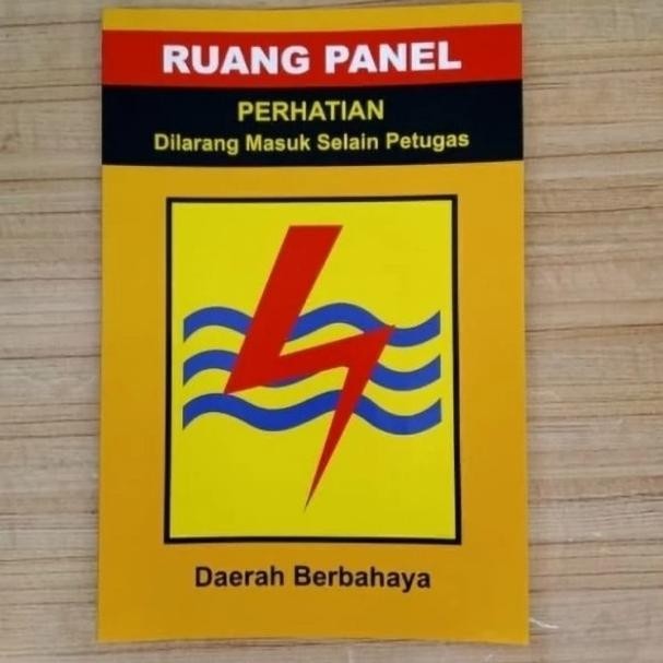 

Stiker RUANG PANEL AWAS TENGANGGAN TINGGI 23X30CM SIGN RAMBU K3