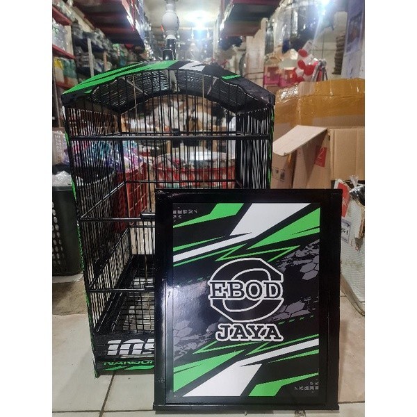 PROMO KANDANG SANGKAR KANDANG EBOD JAYA NANJUNG 105 HIJAU ORIGINAL 100%