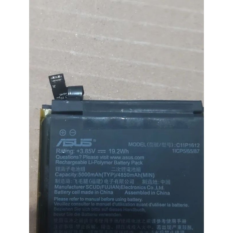 Batre Hp Asus Zenfone 4 Max Pro ZC554KL Ori cabutan normal