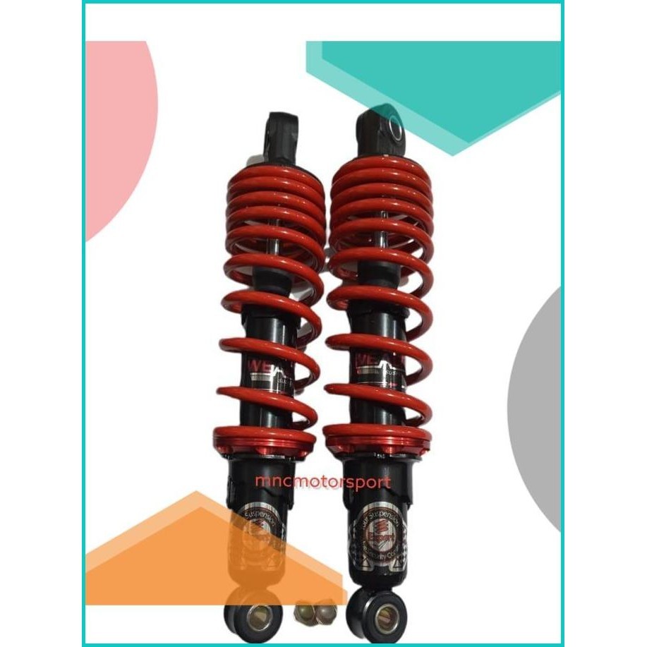 SHOCK SHOK BREAKER WEALTH 280 MM MERAH JUPITER Z F1ZR VEGA ZR CRYPTON