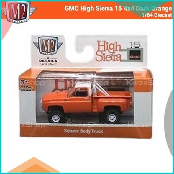 M2 Machines GMC High Sierra 15 4x4 Dark Orange 1/64 Diecast R62 16novz