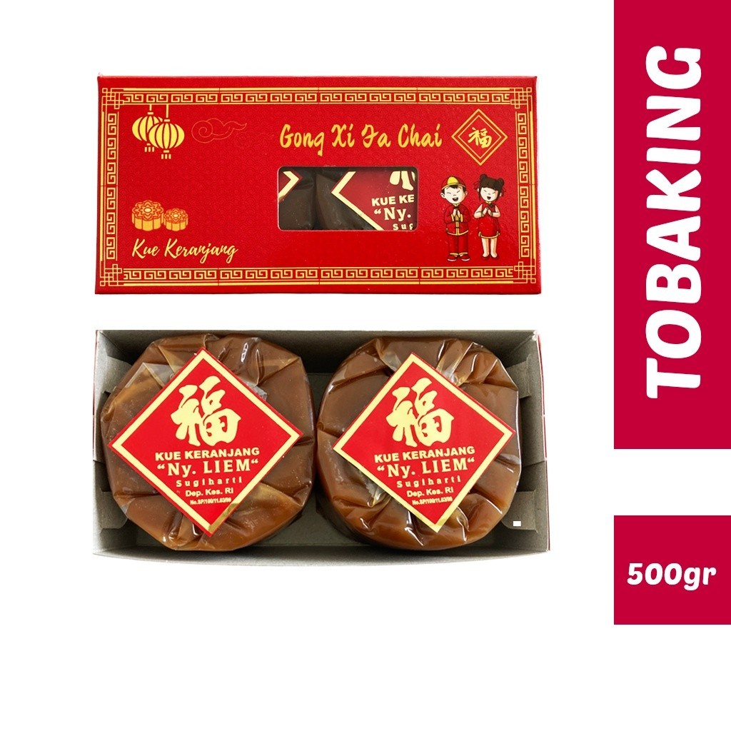 

PS3 KUE KERANJANG / DODOL KUE CINA MERK NY LIEM 2 X 250GR + KARDUS IMLEK T3R