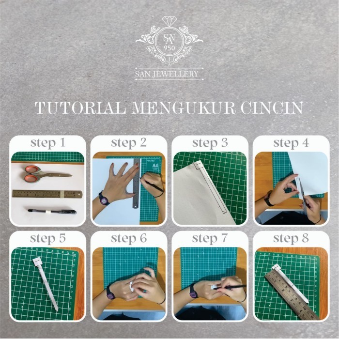 Cincin - Cincin Pria Palladium Paladium Platinum Platina Perak 12Pd