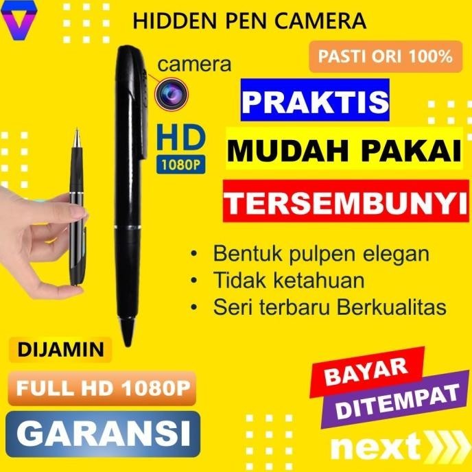 PULPEN KAMERA MINI CCTV WIFI SPY CAM CAMERA MINI KAMERA PENGINTAI 118