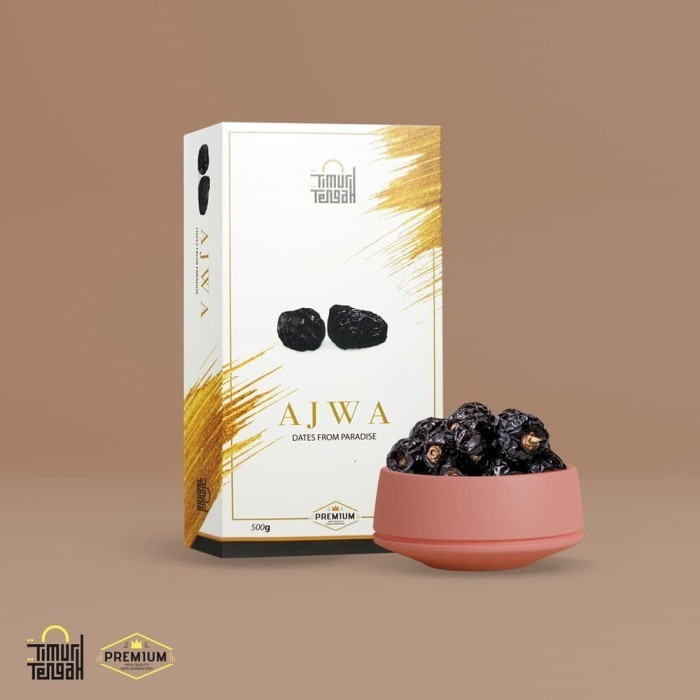 

Kurma Ajwa Timur Tengah Premium High Quality Dates
