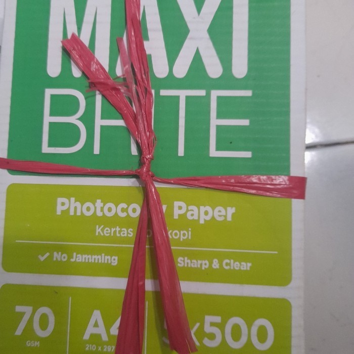 

SALE kertas hvs a4 70gr 1 rim maxi brite