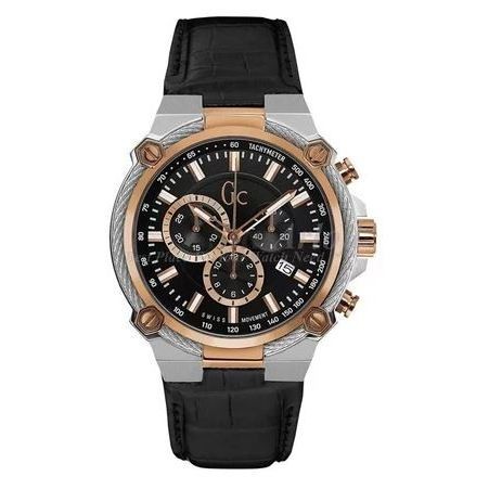 GC Jam Tangan Formal Pria Murah Y24005G2 - Tali Kulit - Quartz - Original