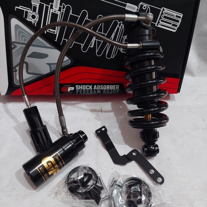 Monoshock tabung pisah Fleksibel Ninja RR 150 RIDE IT GP 103 Gold Seri