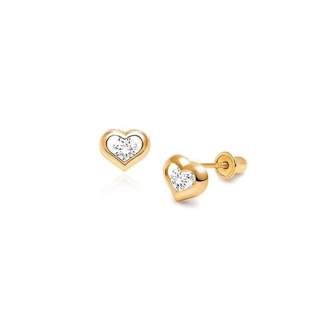 ANTING GIWANG ANAK BERLIAN EMAS 750 BAYI BABY EARRINGS DIAMOND GOLD 18