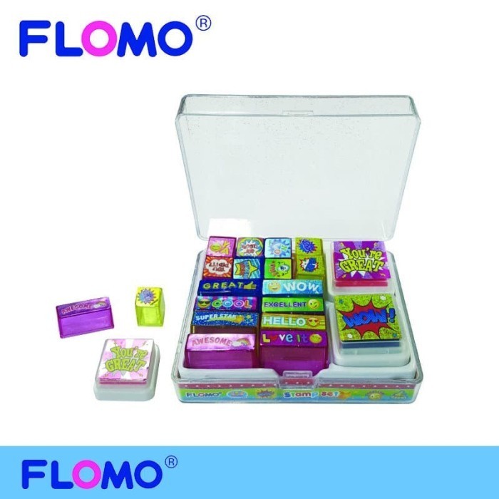 

HOT PROMO Flomo Fun School Stamp Set