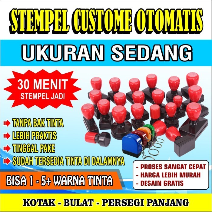 

HARGA DISKON (UKURAN SEDANG) Stempel Custome / Stempel Flash / Stempel Otomatis