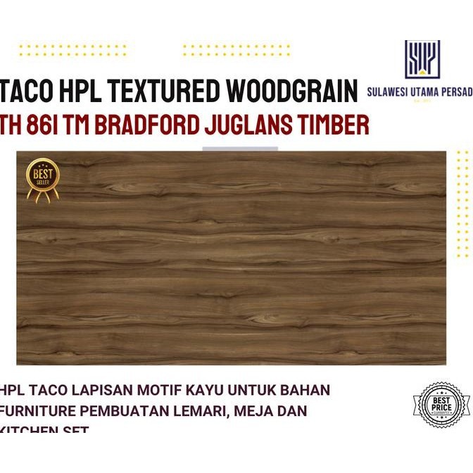 @#@#@#] HPL TACO MOTIF KAYU TEKSTUR TH 861 TM