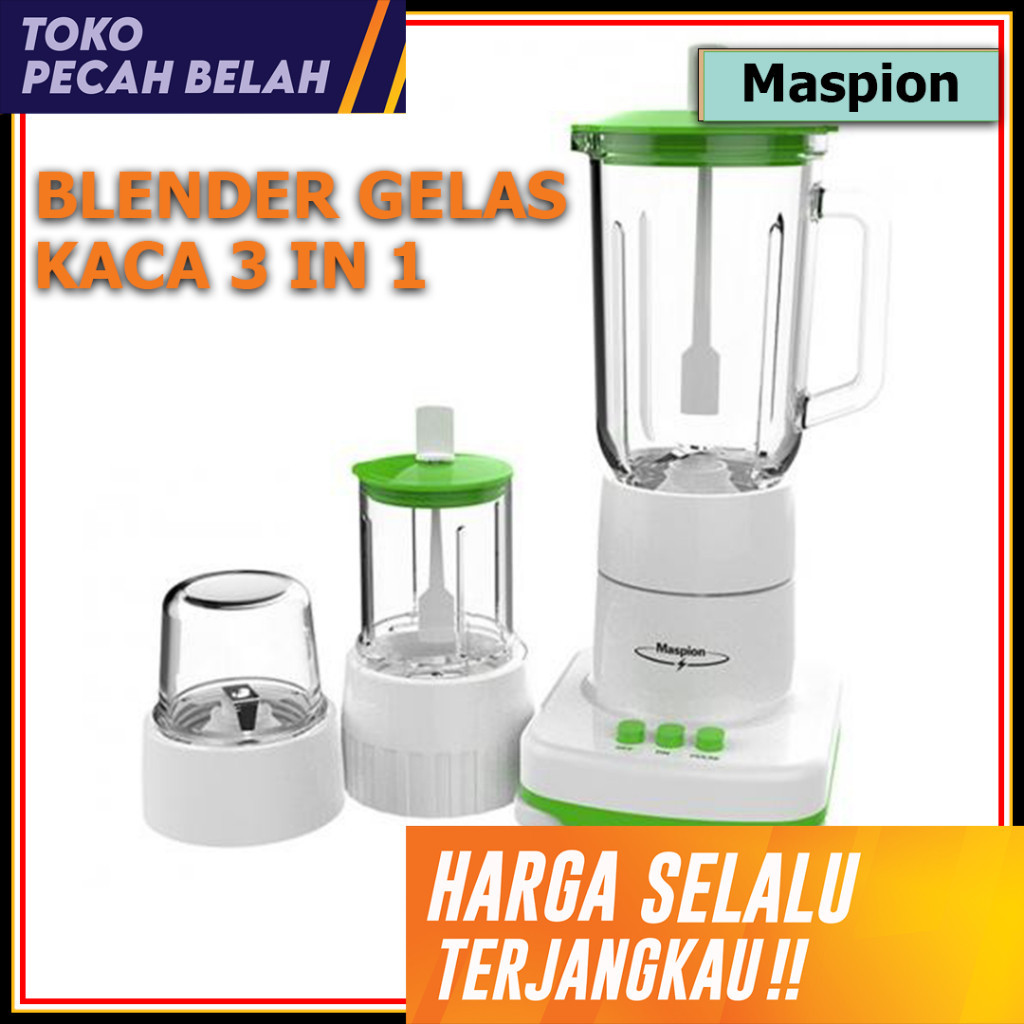 MASPION MT-1214 BLENDER GELAS KACA 3IN1