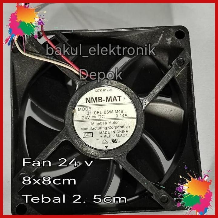 fan nmb-mat 24v 8cm (bke)